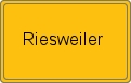 Ortsschild von Riesweiler