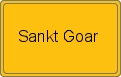 Ortsschild von Sankt Goar