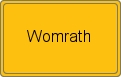 Ortsschild von Womrath