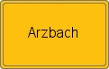 Ortsschild von Arzbach