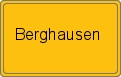Ortsschild von Berghausen