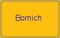 Ortsschild von Bornich