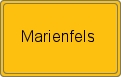 Ortsschild von Marienfels