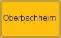 Ortsschild von Oberbachheim