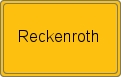 Ortsschild von Reckenroth