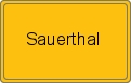 Ortsschild von Sauerthal
