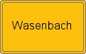 Ortsschild von Wasenbach