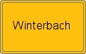 Ortsschild von Winterbach