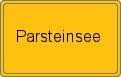 Ortsschild von Parsteinsee