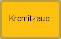 Ortsschild von Kremitzaue