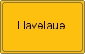 Ortsschild von Havelaue