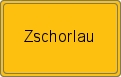 Ortsschild von Zschorlau