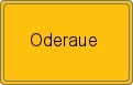Ortsschild von Oderaue