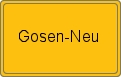 Ortsschild von Gosen-Neu