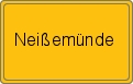 Ortsschild von Neißemünde