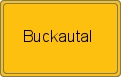 Ortsschild von Buckautal