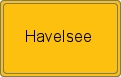 Ortsschild von Havelsee