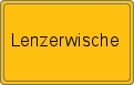 Ortsschild von Lenzerwische