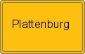 Ortsschild von Plattenburg