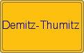 Ortsschild von Demitz-Thumitz