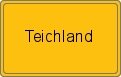 Ortsschild von Teichland