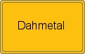Ortsschild von Dahmetal