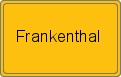 Ortsschild von Frankenthal