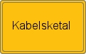 Ortsschild von Kabelsketal