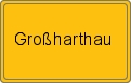 Ortsschild von Großharthau