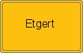 Ortsschild von Etgert