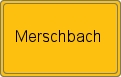 Ortsschild von Merschbach
