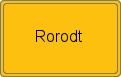 Ortsschild von Rorodt