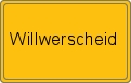 Ortsschild von Willwerscheid