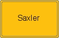 Ortsschild von Saxler