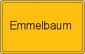 Ortsschild von Emmelbaum