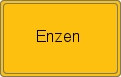 Ortsschild von Enzen