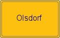 Ortsschild von Olsdorf
