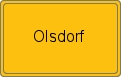 Ortsschild von Olsdorf