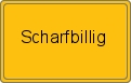 Ortsschild von Scharfbillig