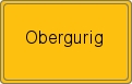 Ortsschild von Obergurig