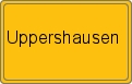 Ortsschild von Uppershausen