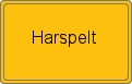 Ortsschild von Harspelt