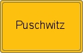 Ortsschild von Puschwitz