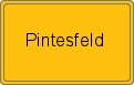 Ortsschild von Pintesfeld