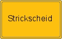 Ortsschild von Strickscheid