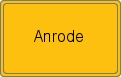Ortsschild von Anrode