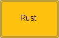 Ortsschild von Rust