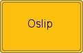 Ortsschild von Oslip