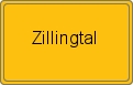 Ortsschild von Zillingtal