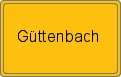 Ortsschild von Güttenbach